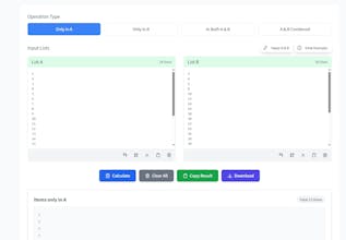 List Diff Online gallery image