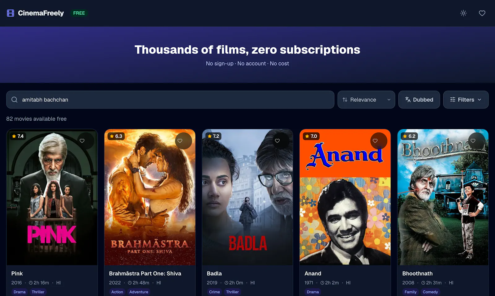 CinemaFreely screenshot 6