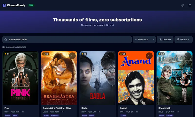 CinemaFreely screenshot 6