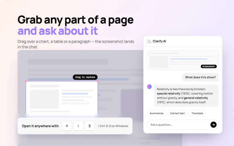 Clarify AI: Screen Answers screenshot 4