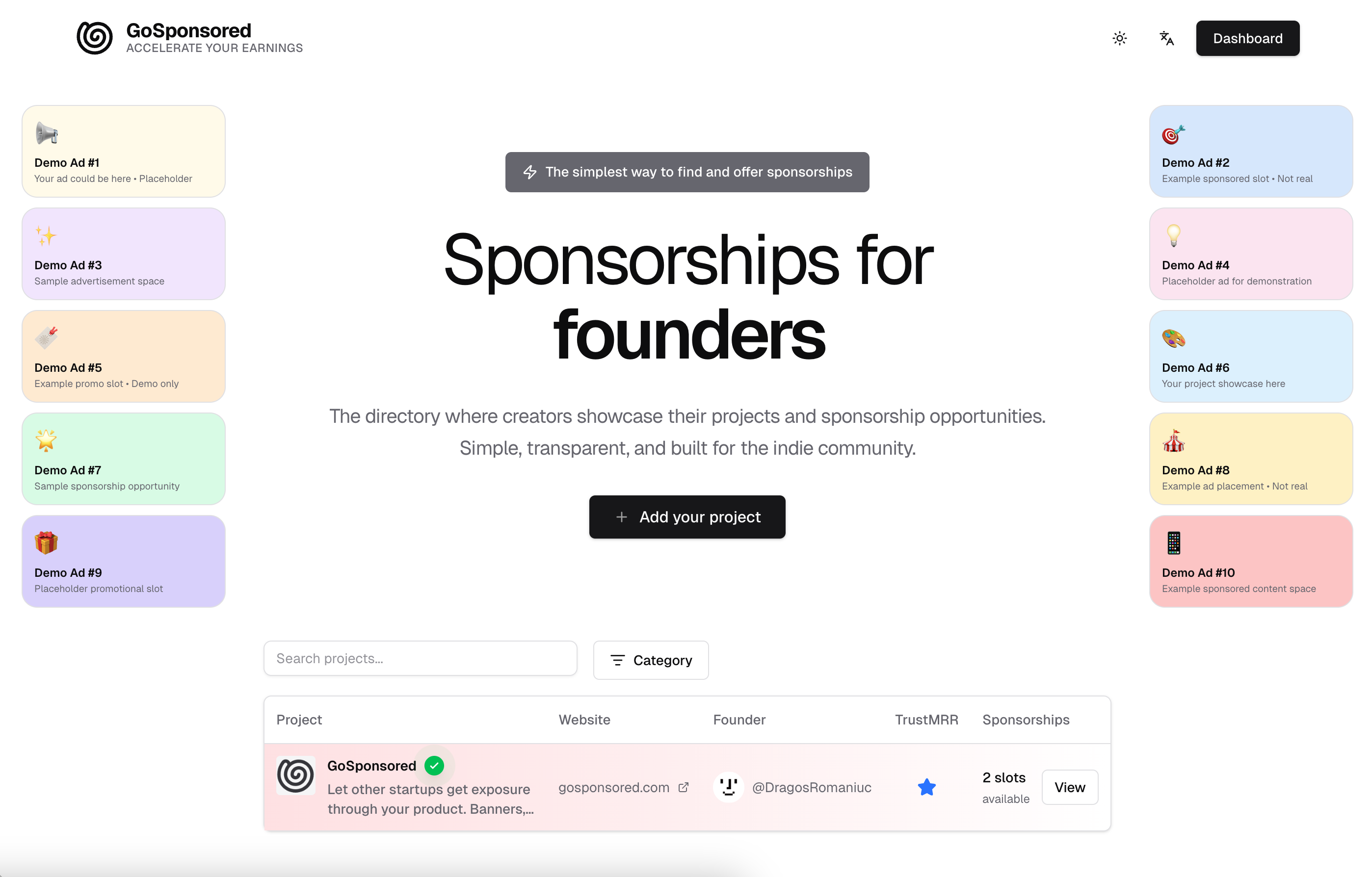 GoSponsored gallery image