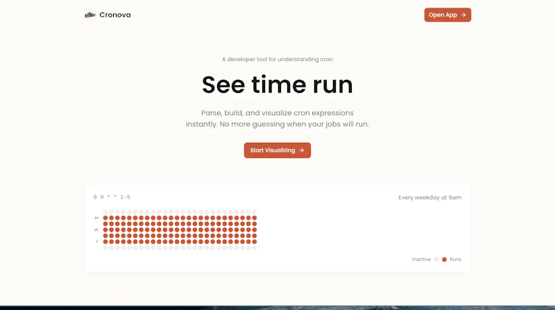 Cronova screenshot 1