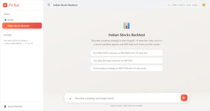 PitTest  screenshot 2