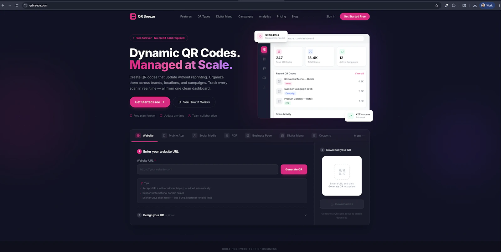 QrBreeze screenshot 1