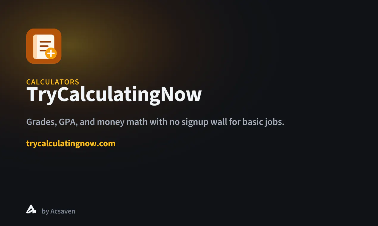 TryCalculatingNow gallery image