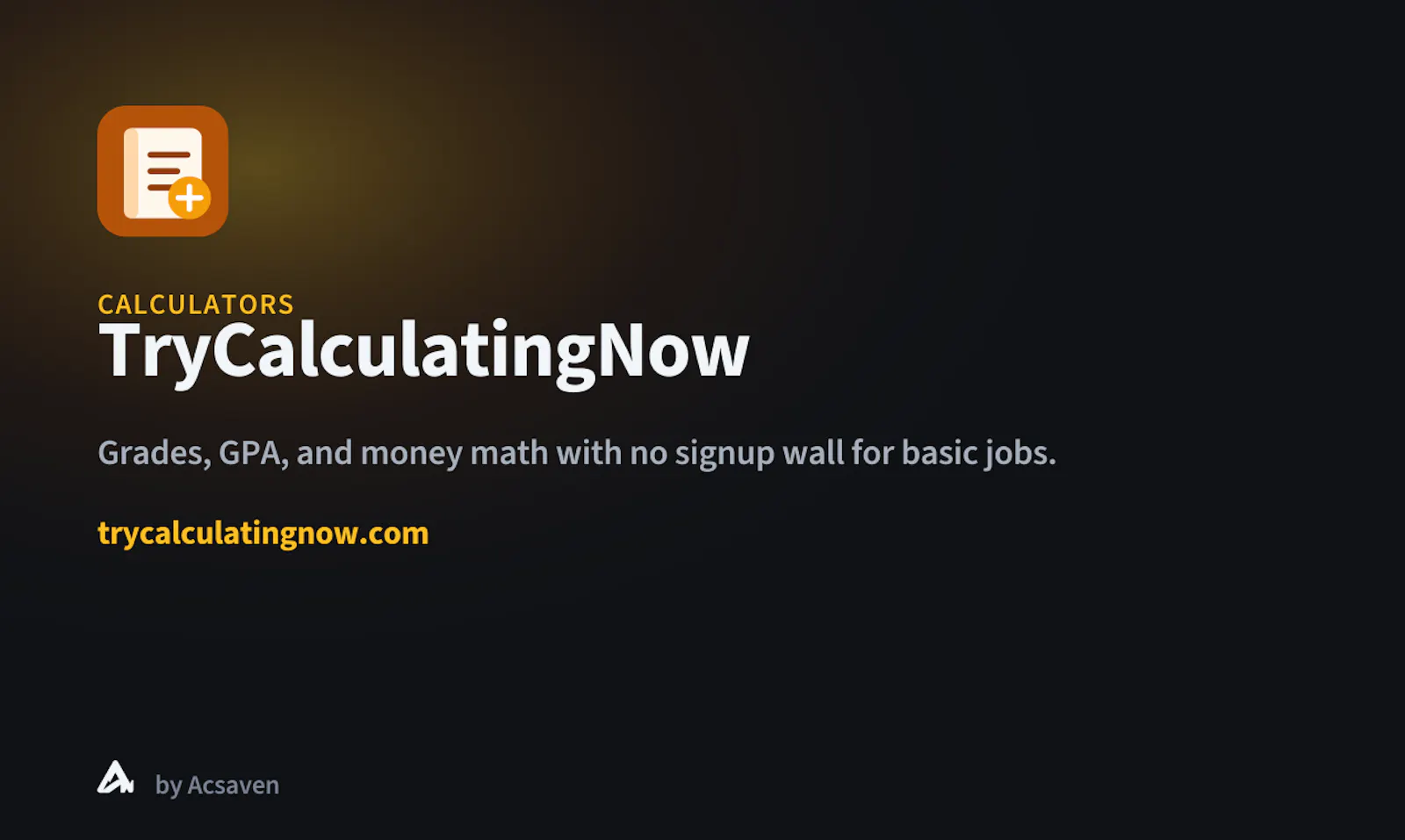 TryCalculatingNow screenshot 2