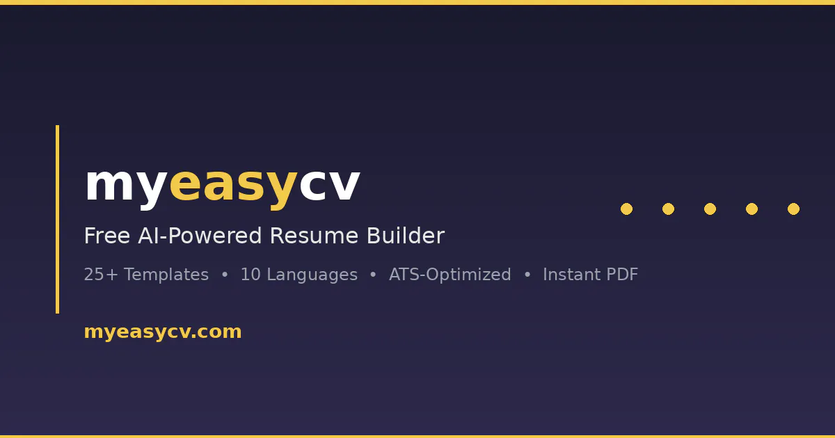 MyEasyCV gallery image