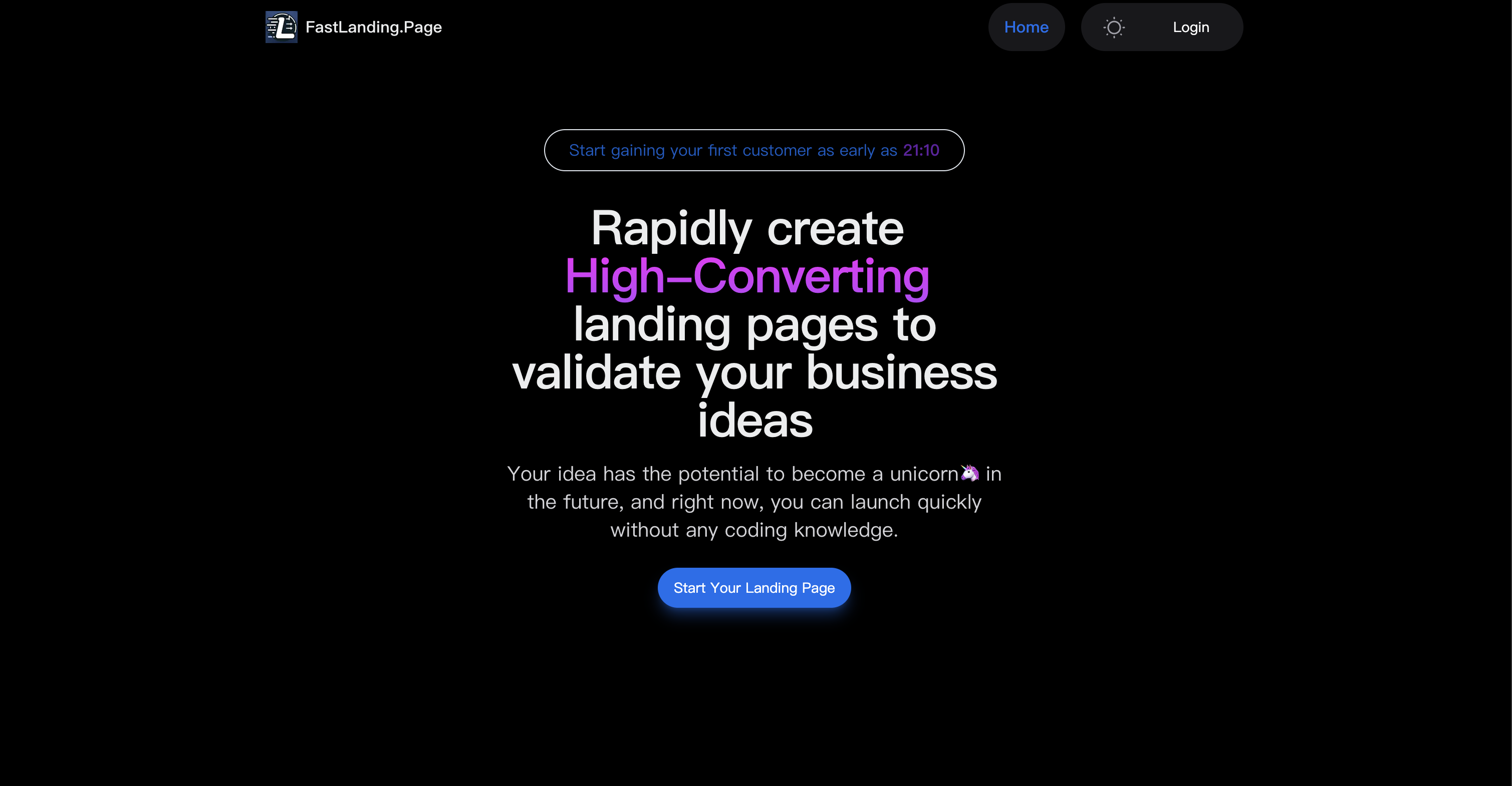 FastLanding.Page - Maak snel bestemmingspagina's om uw zakelijke ideeën te valideren media 1