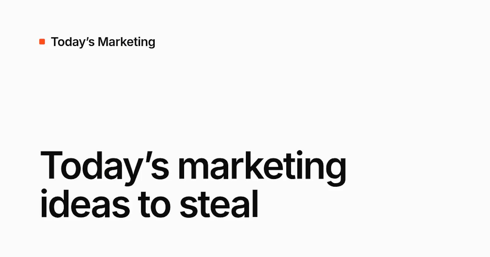 Today's Marketing screenshot 1