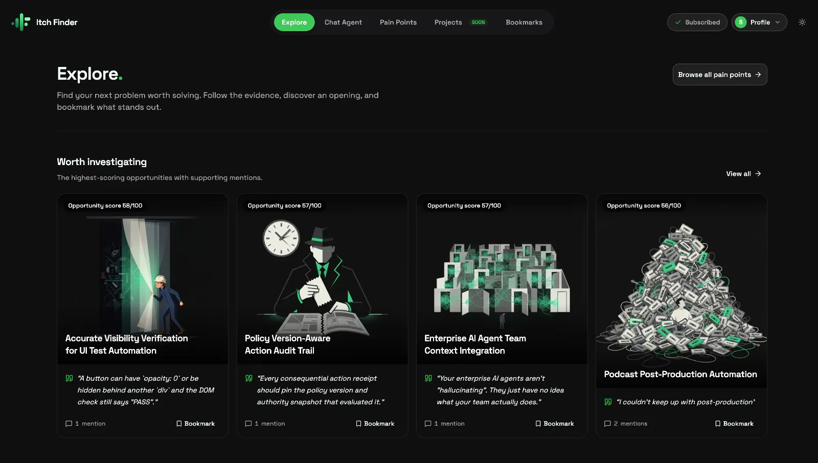 Itch Finder gallery image
