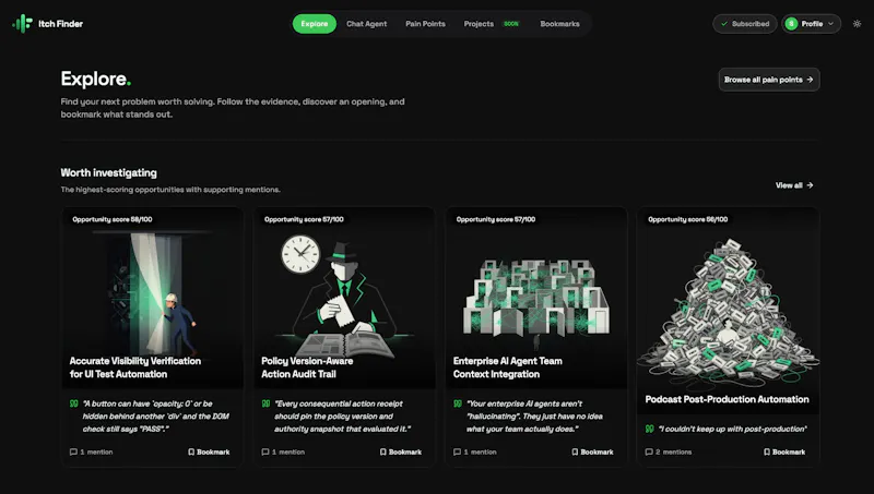 Itch Finder screenshot 2