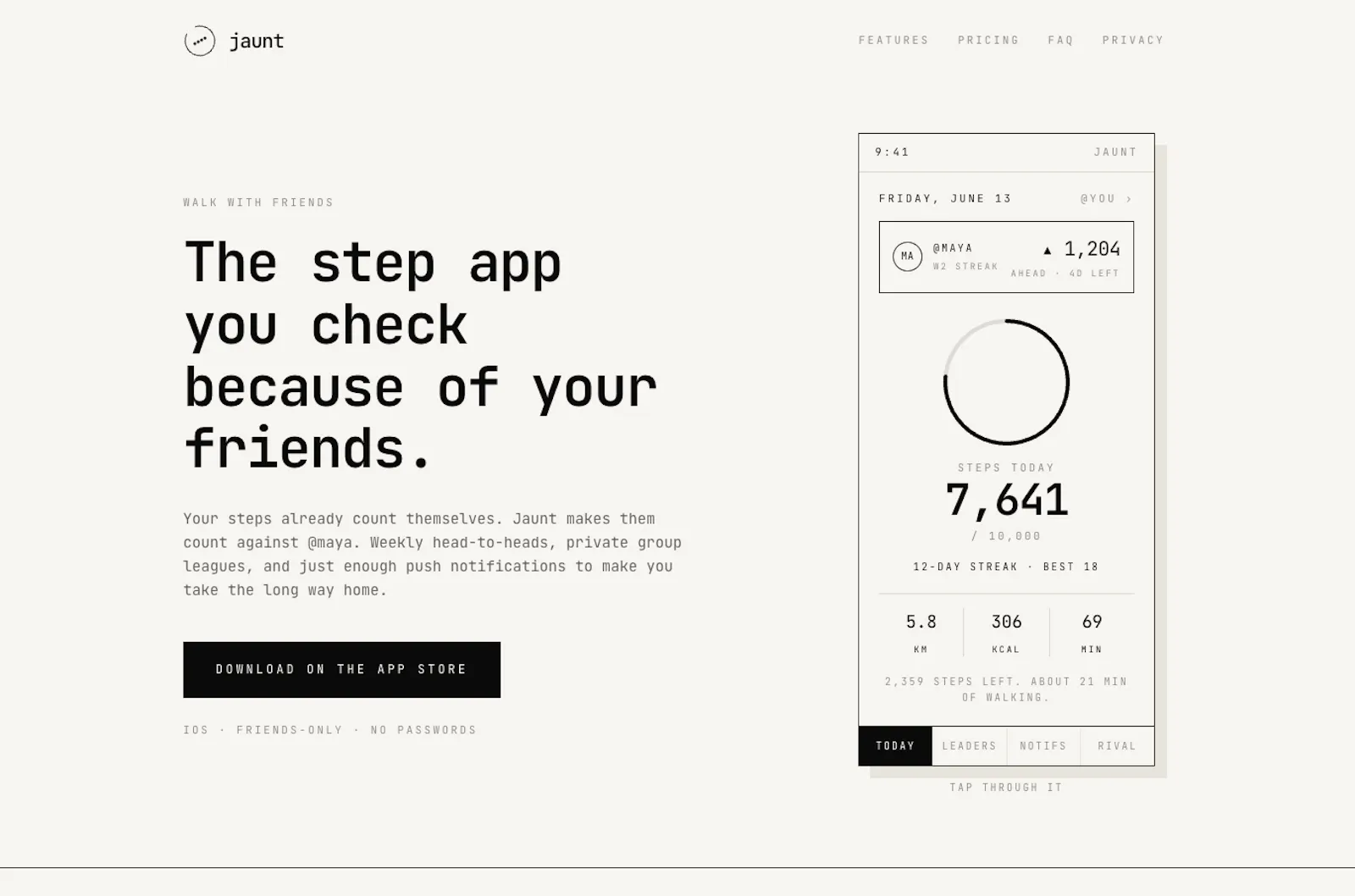 Jaunt screenshot 1