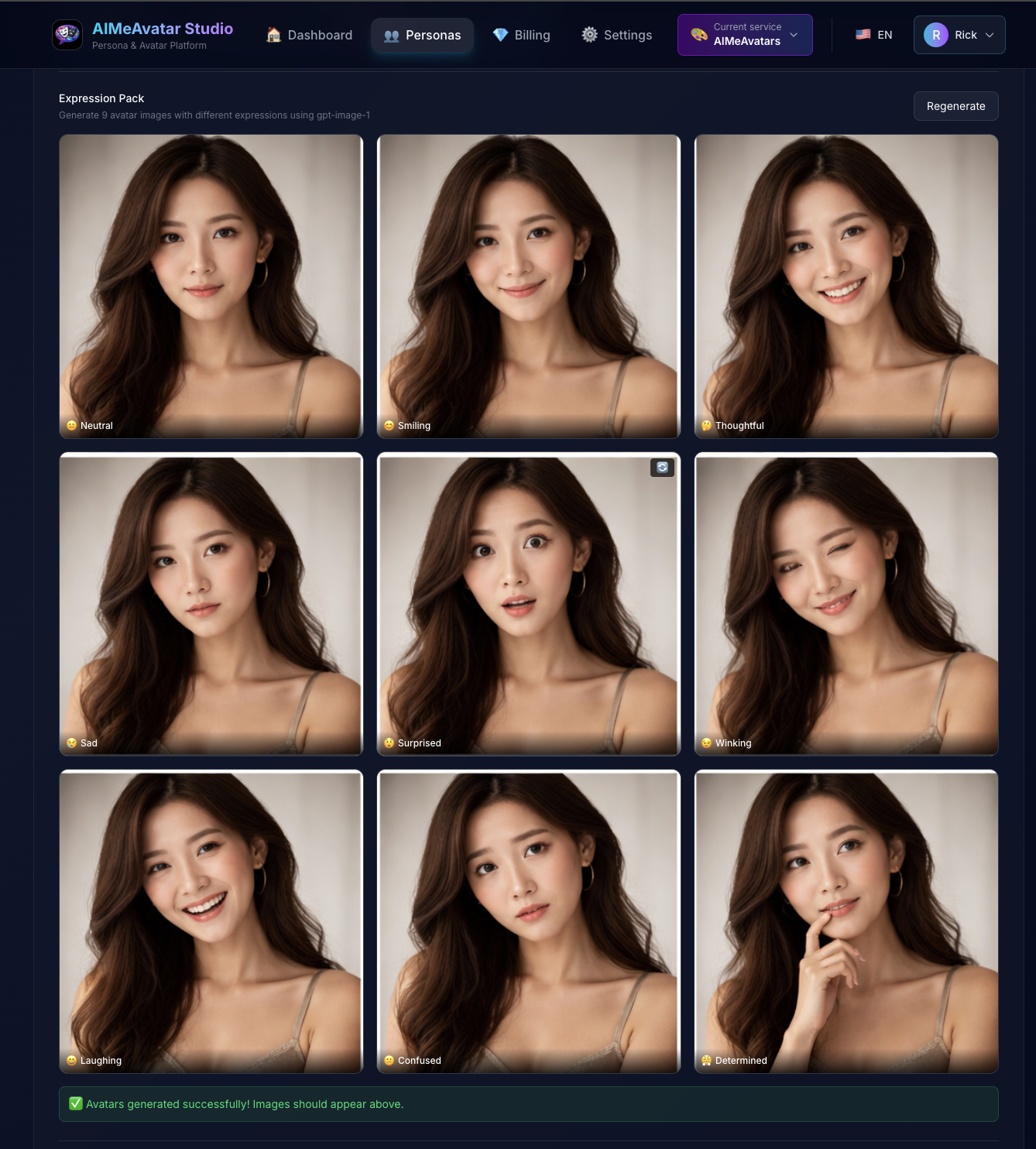 AIMeFriends:Your Custom AI Social Circle - Screenshot 4 showing product features and functionality