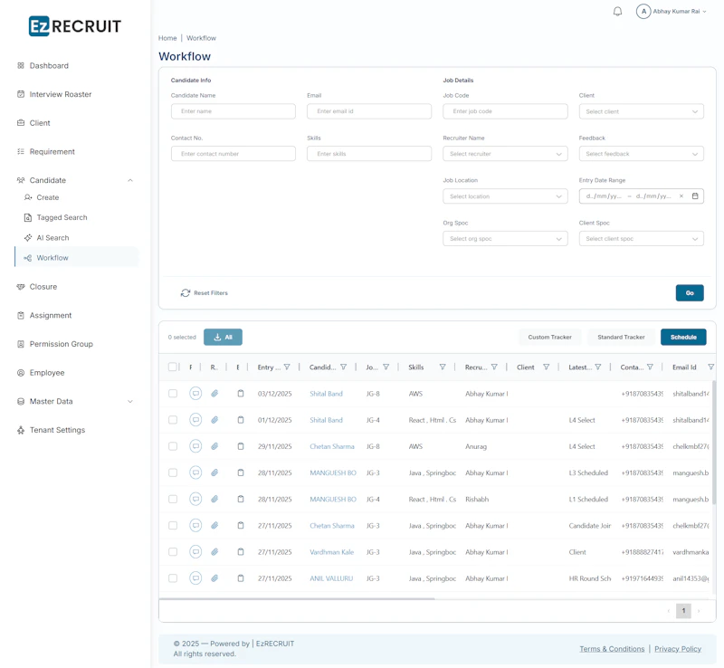 EzRecruit screenshot 4