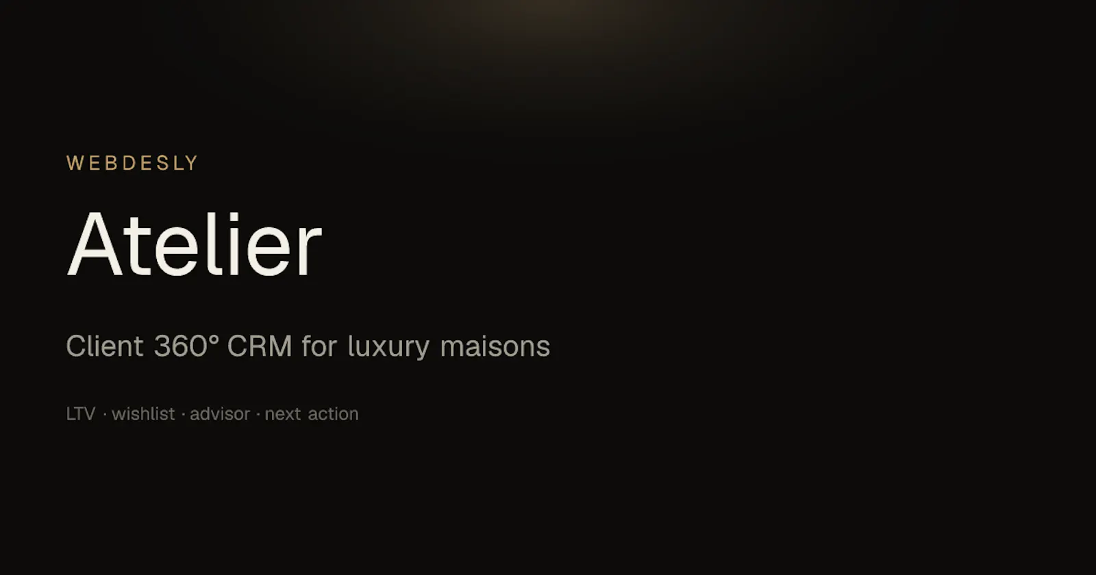 Webdesly Atelier screenshot 1