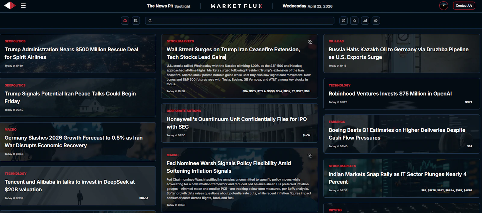 Market Flux screenshot 2