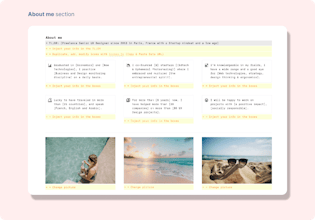 Minimal UX Designer Landing Page gallery image
