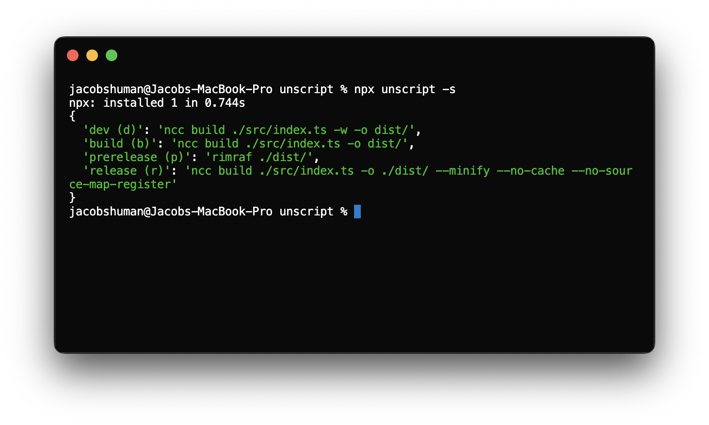 No escrita - Ejecute scripts NPM utilizando nombres de script acortados automáticamente media 4