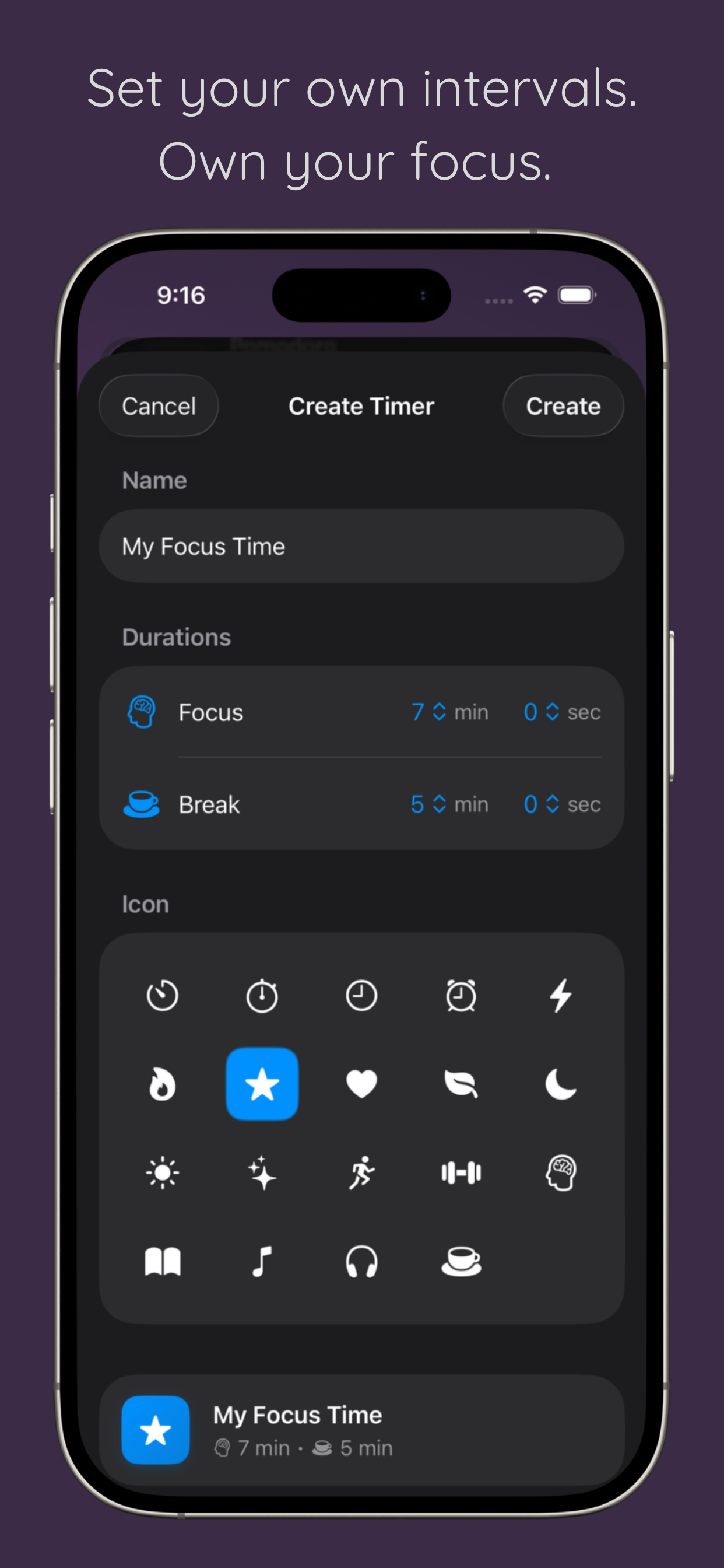 Cadence — Focus Timers gallery image