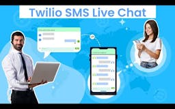 Live Chat Platform via Twilio SMS media 1