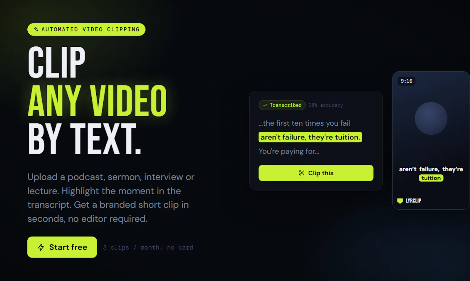 LyrClip screenshot 2