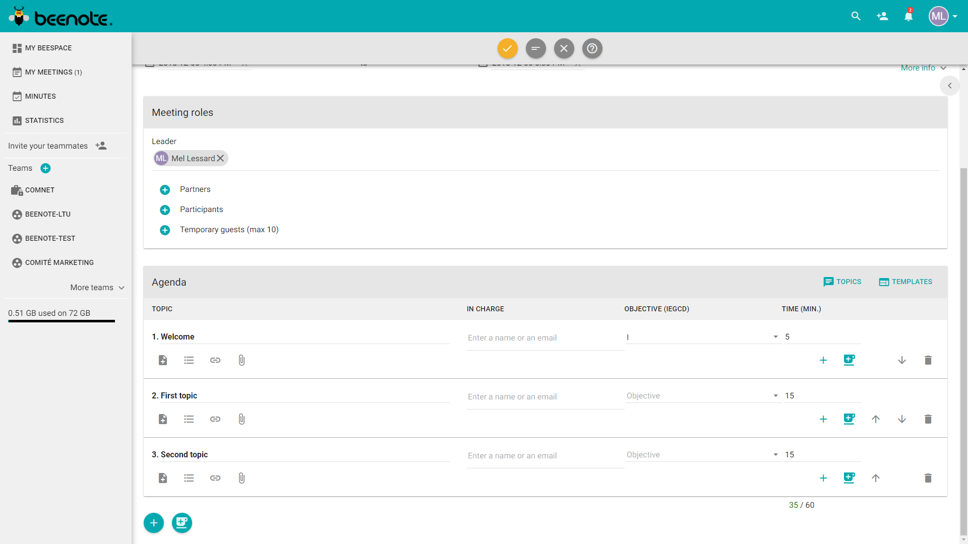 Beenote gallery image