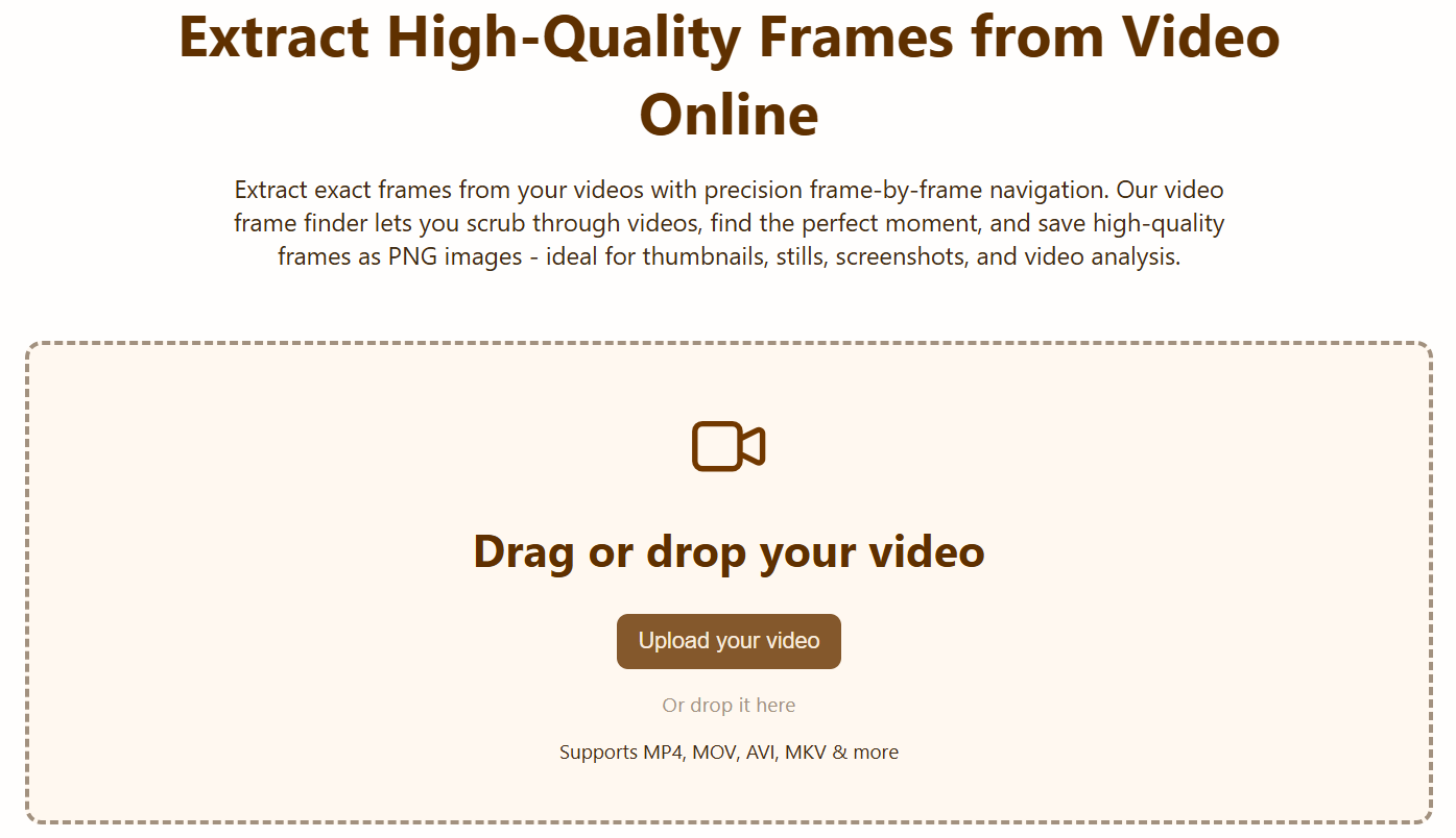 Video Frame Extractor gallery image