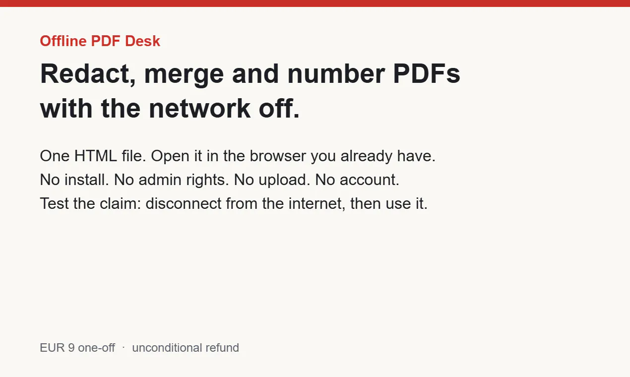 Offline PDF Desk gallery image