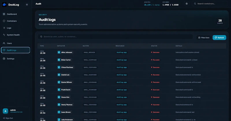 DockLog screenshot 6