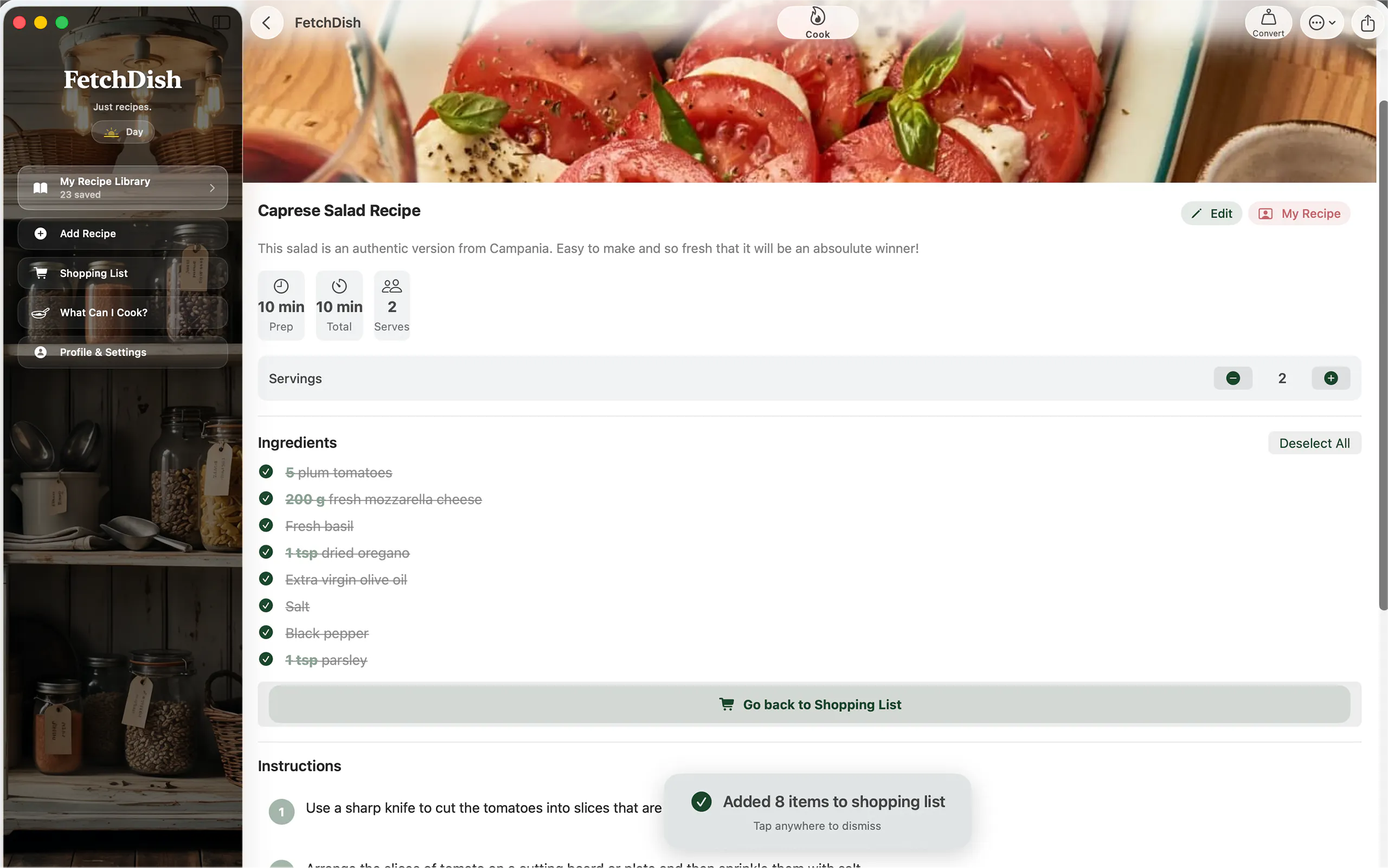 FetchDish: No life stories. Just recipes gallery image