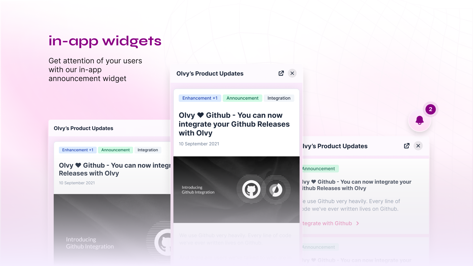 وسائط Olvy Changelog - اكتب changelog 10x بشكل أسرع مع chatgpt 6