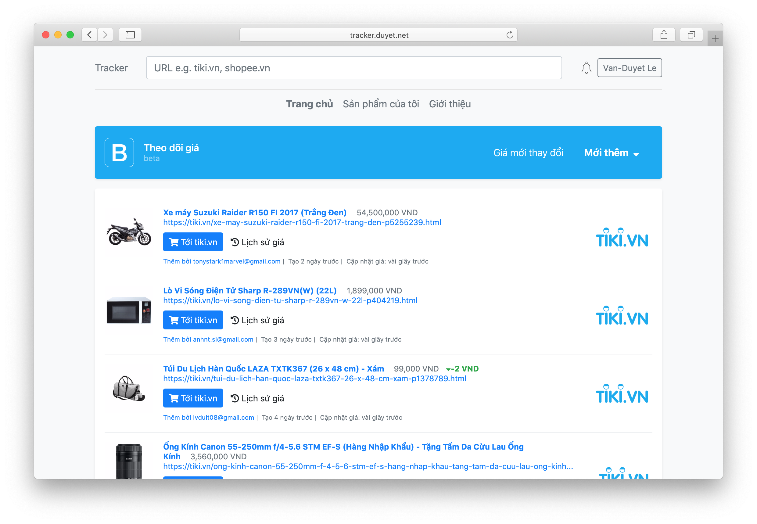 Price tracking gallery image