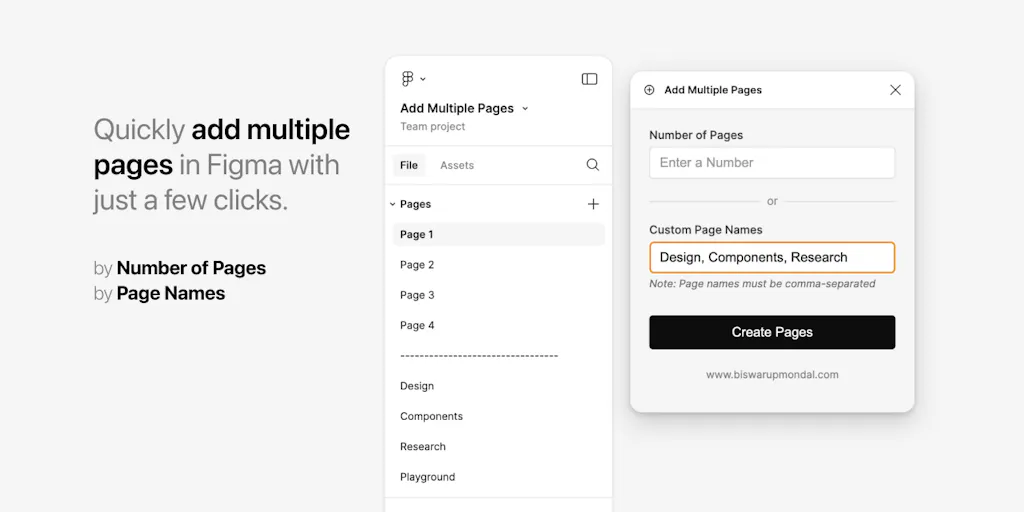 Multiple Page Gui Figma Plugin: Add Multiple Pages - Product Information, Latest Updates ...