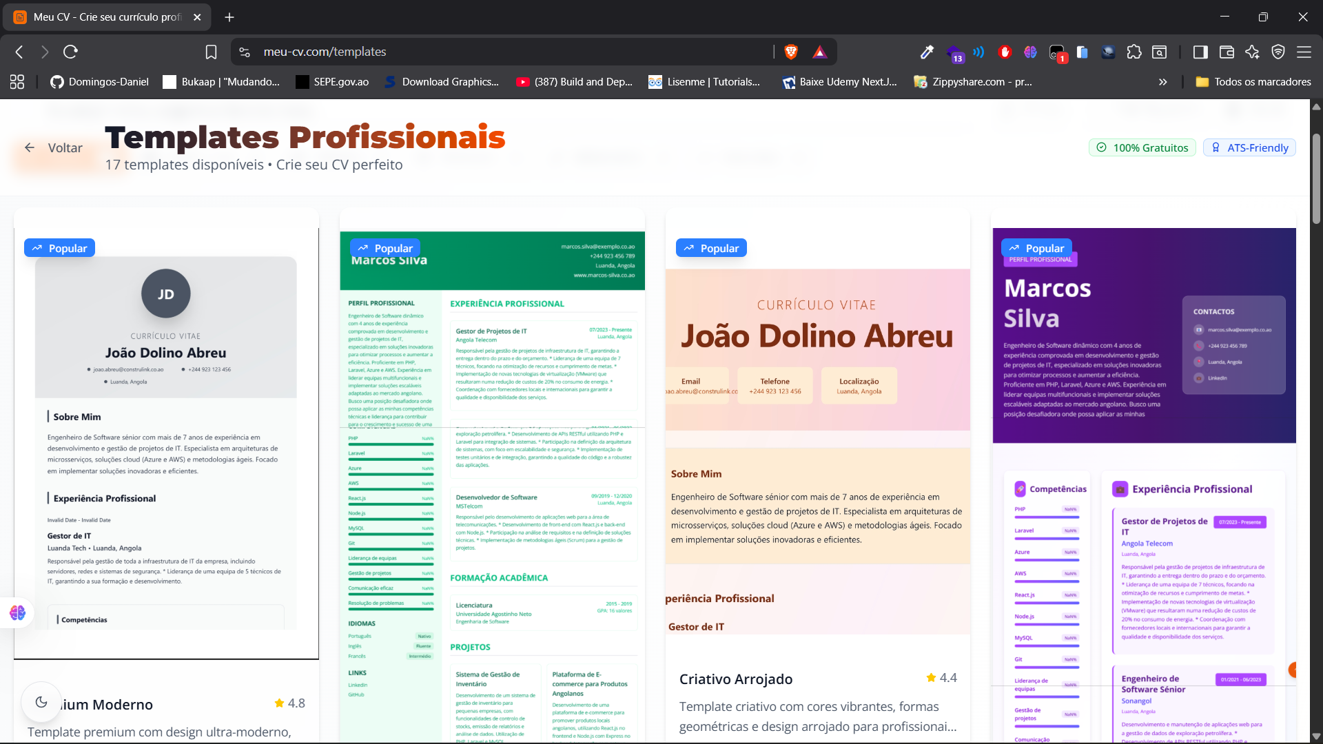 Meu CV gallery image