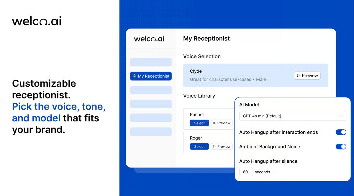 Welco.ai - AI Receptionist  - Screenshot 2 preview