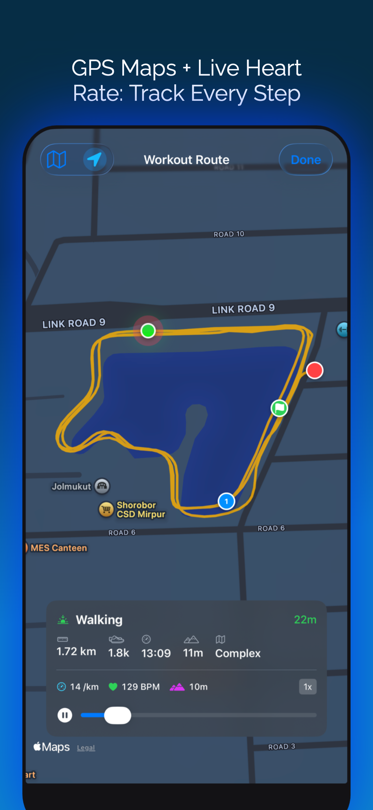 Steply: Steps App Pedometer - Screenshot 2 showing product features and functionality
