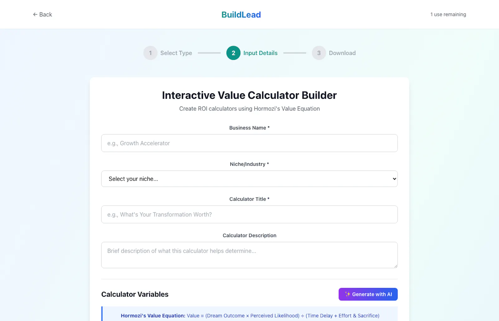 Buildlead screenshot 3
