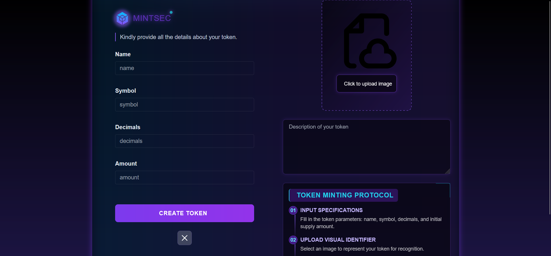 Mintsec - Sichern Sie Solana Token Creator |Mint & bereitstellen sofort Medien 3