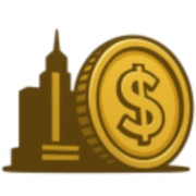 Houston Gold and Coin - Product Hunt launch logo