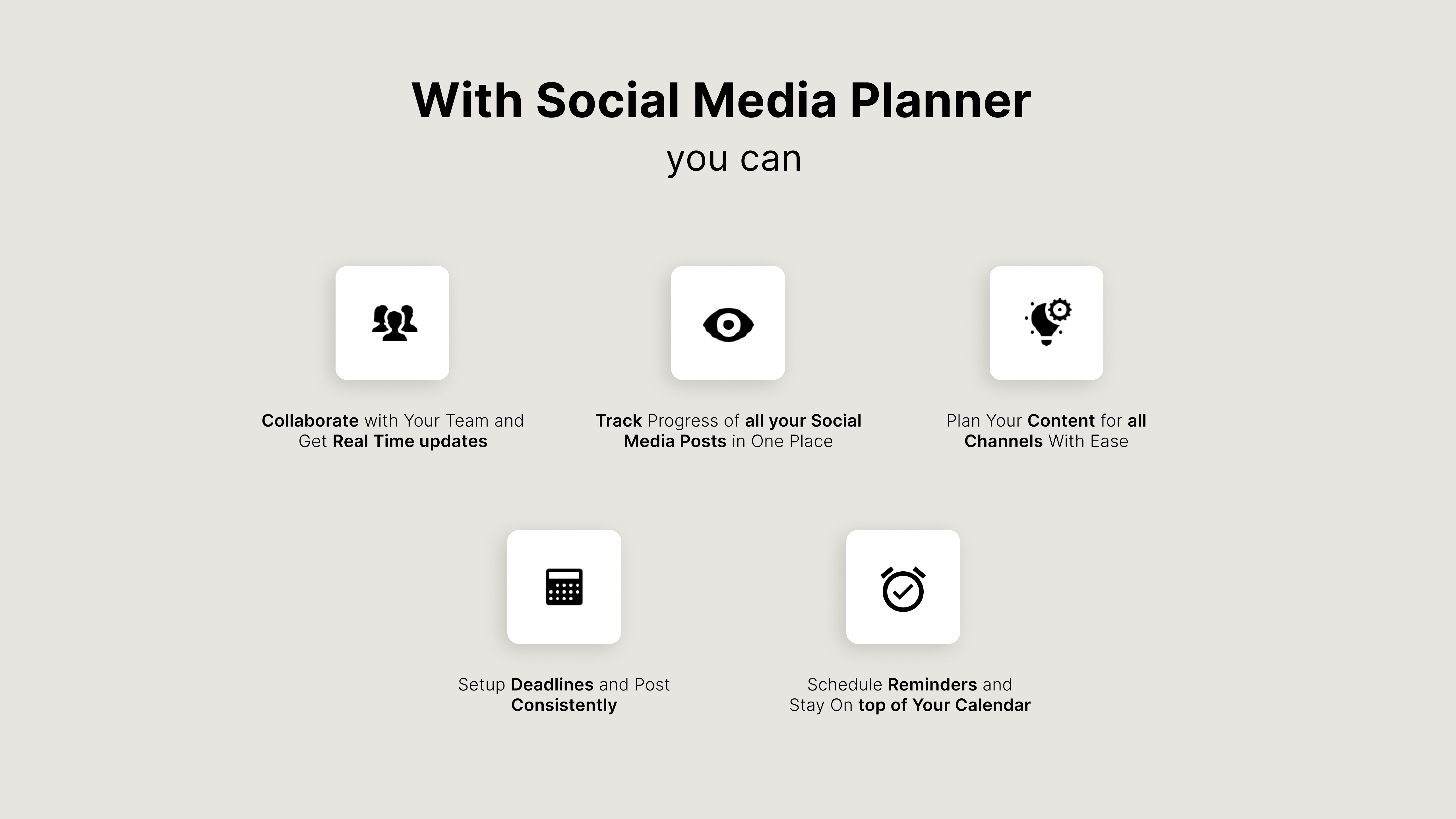 NotionChefs Social Media Planner gallery image