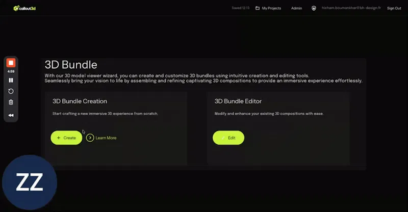 Callout3D — interactive 3D instructions screenshot 1 (video preview)