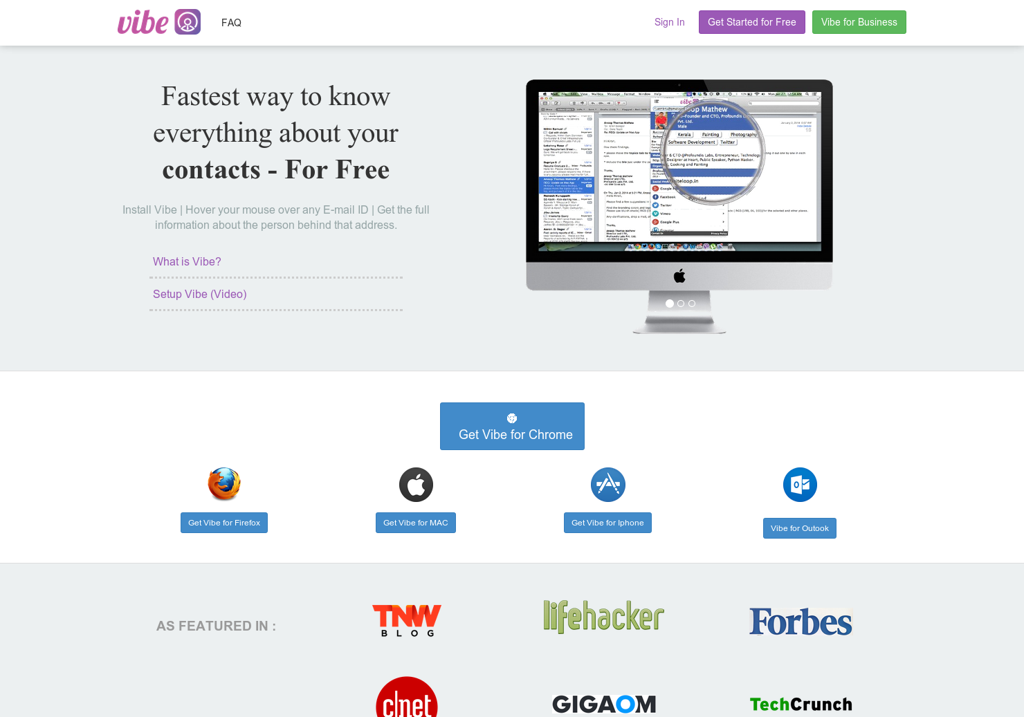Fastest way to know everything about your contacts