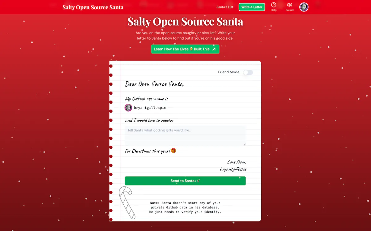 AI Salty Open Source Santa