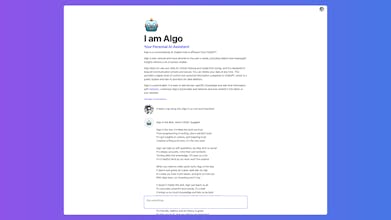 Algo by ChatBotKit gallery image