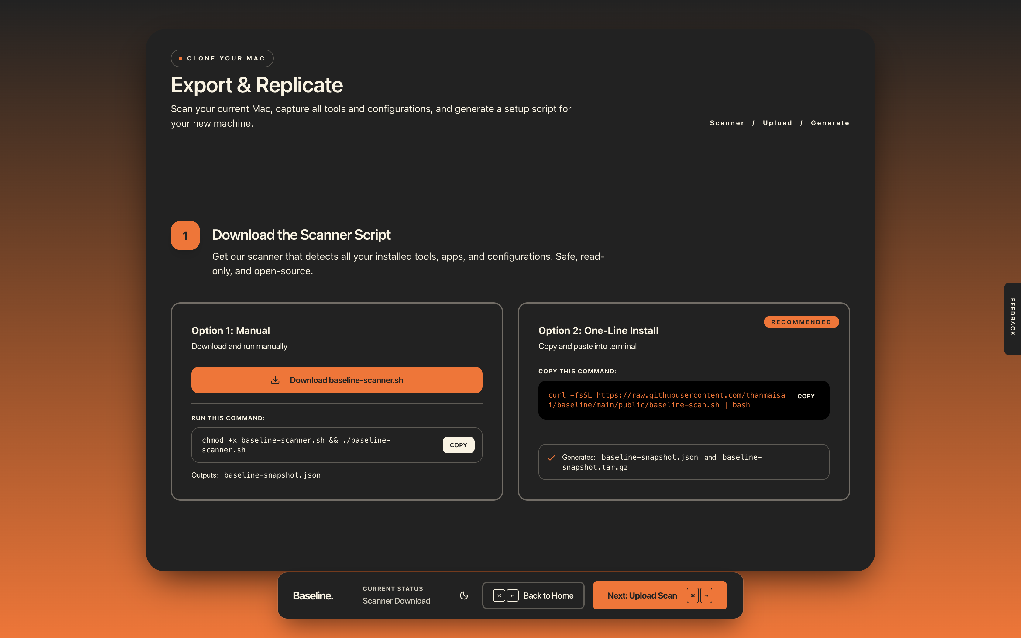 Baseline - Screenshot 4 showing product features and functionality