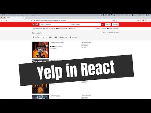 Build Yelp in React gallery image