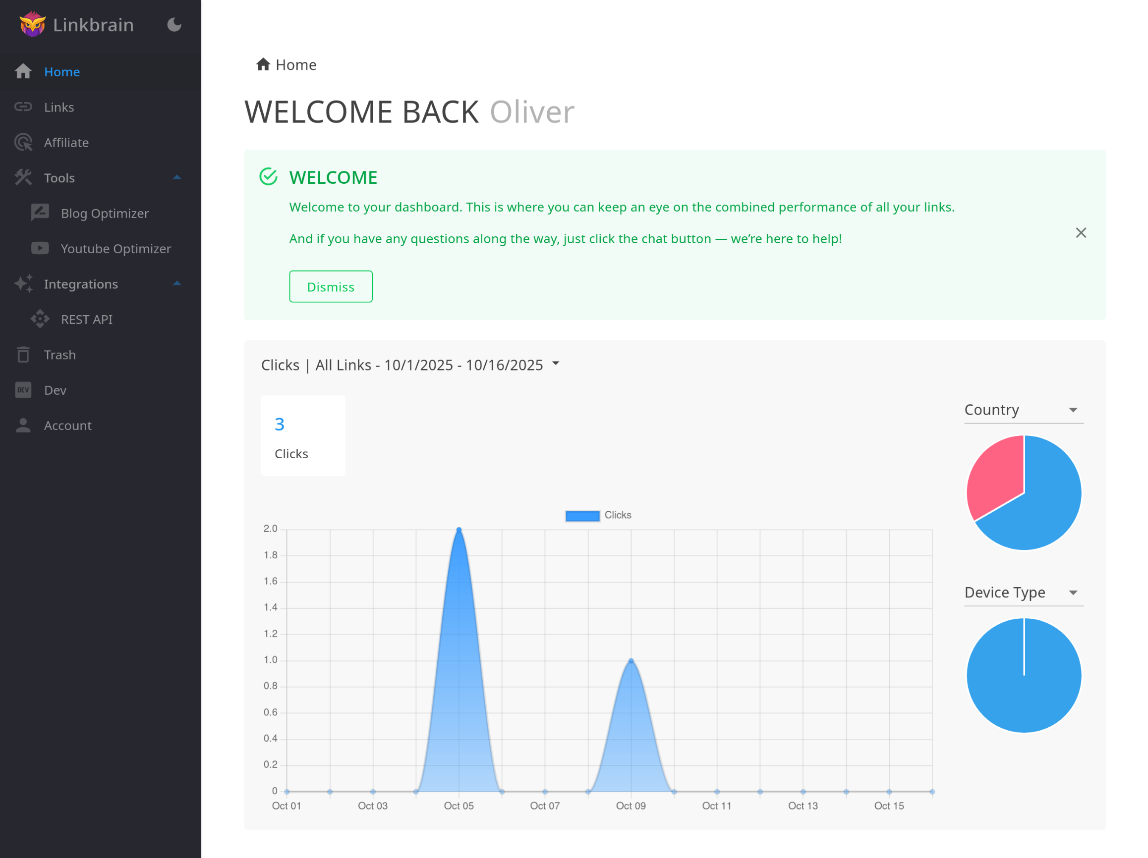 Média Liencerveau - Localisation de liens gratuite pour les créateurs de contenu et les affiliés 1