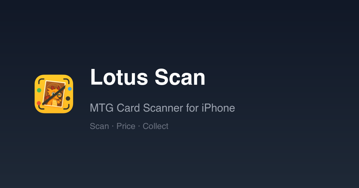 Lotus Scan MTG Scanner  gallery image