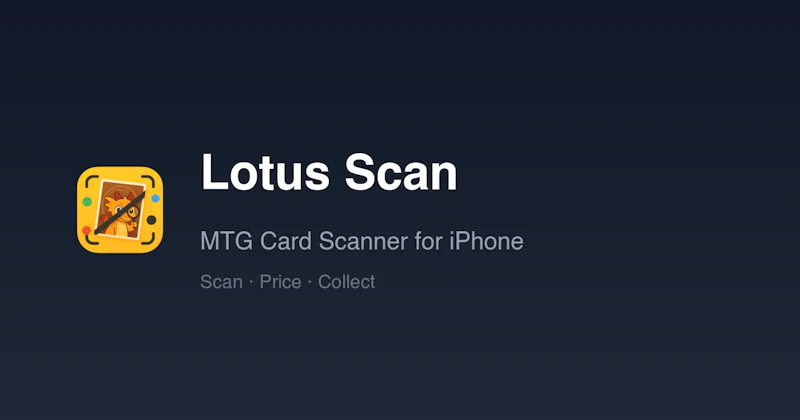 Lotus Scan MTG Scanner  screenshot 2