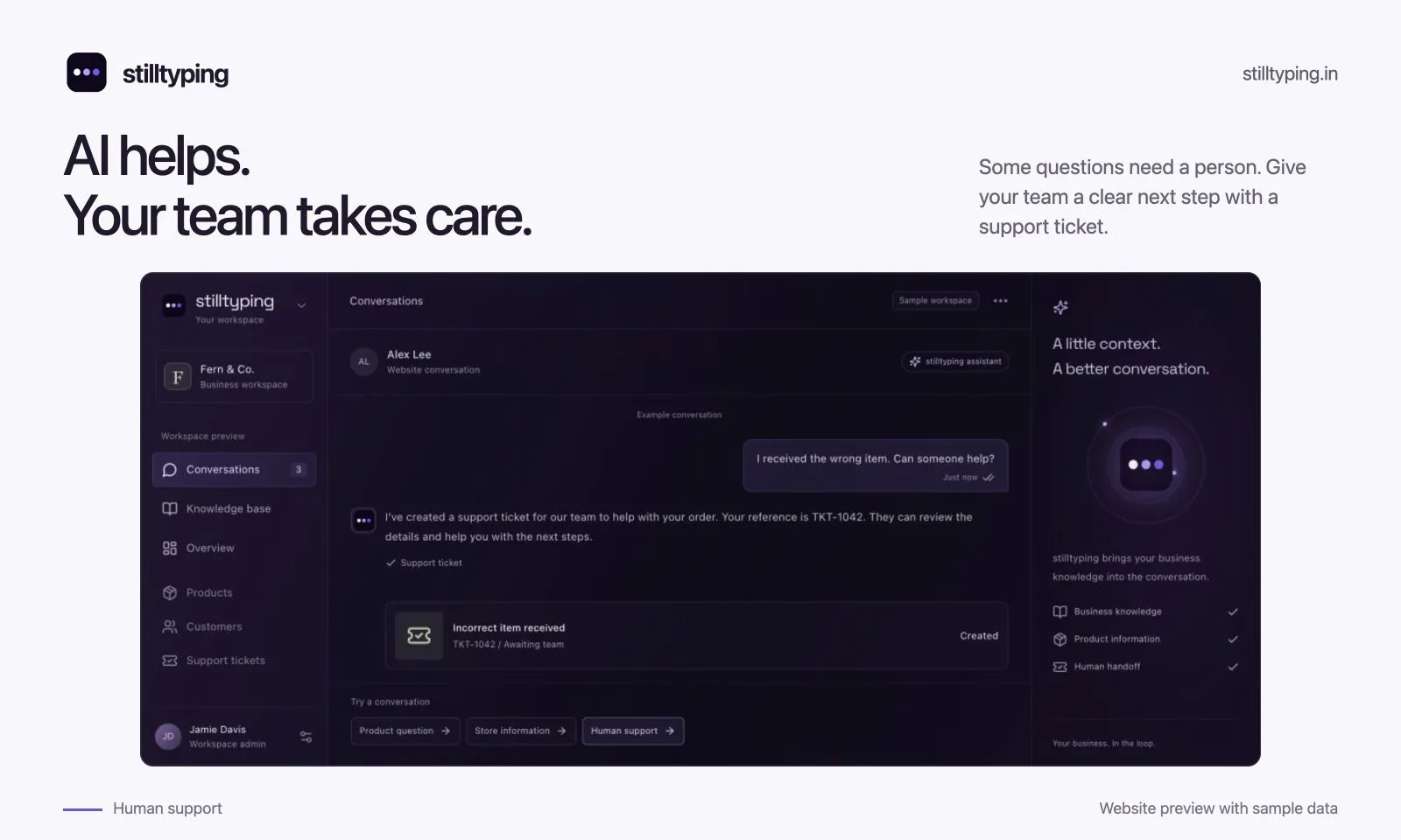 stilltyping gallery image